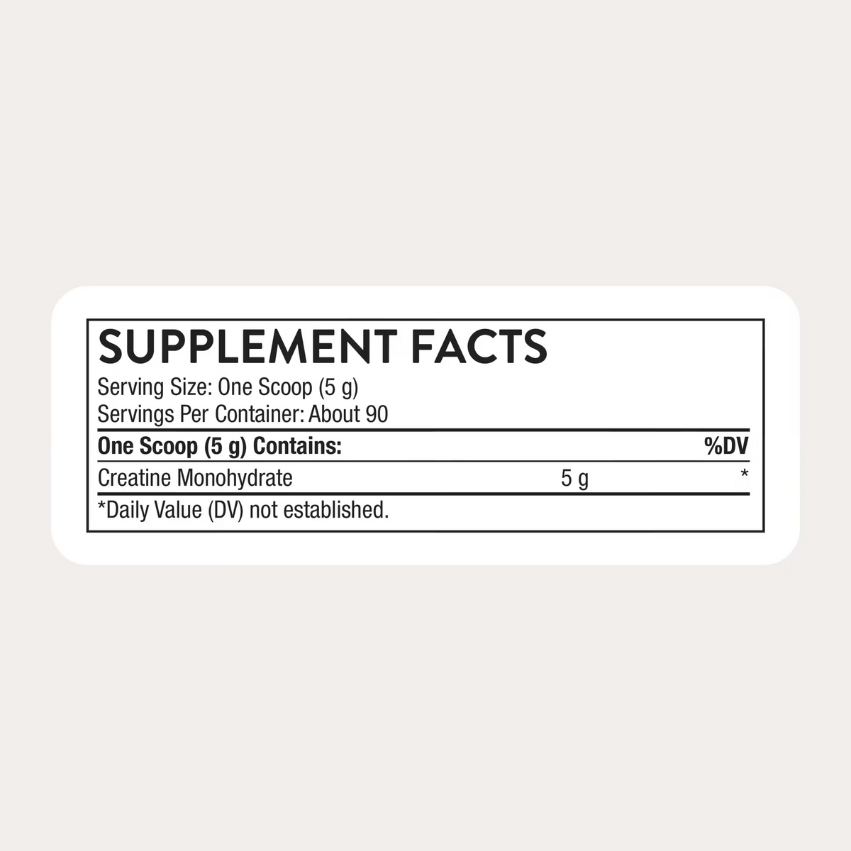 Creatine - 90 Servings
